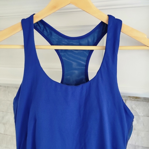 VIMMIA Active Mesh Racerback Tank Top Sapphire Blue S Small - Picture 3 of 8